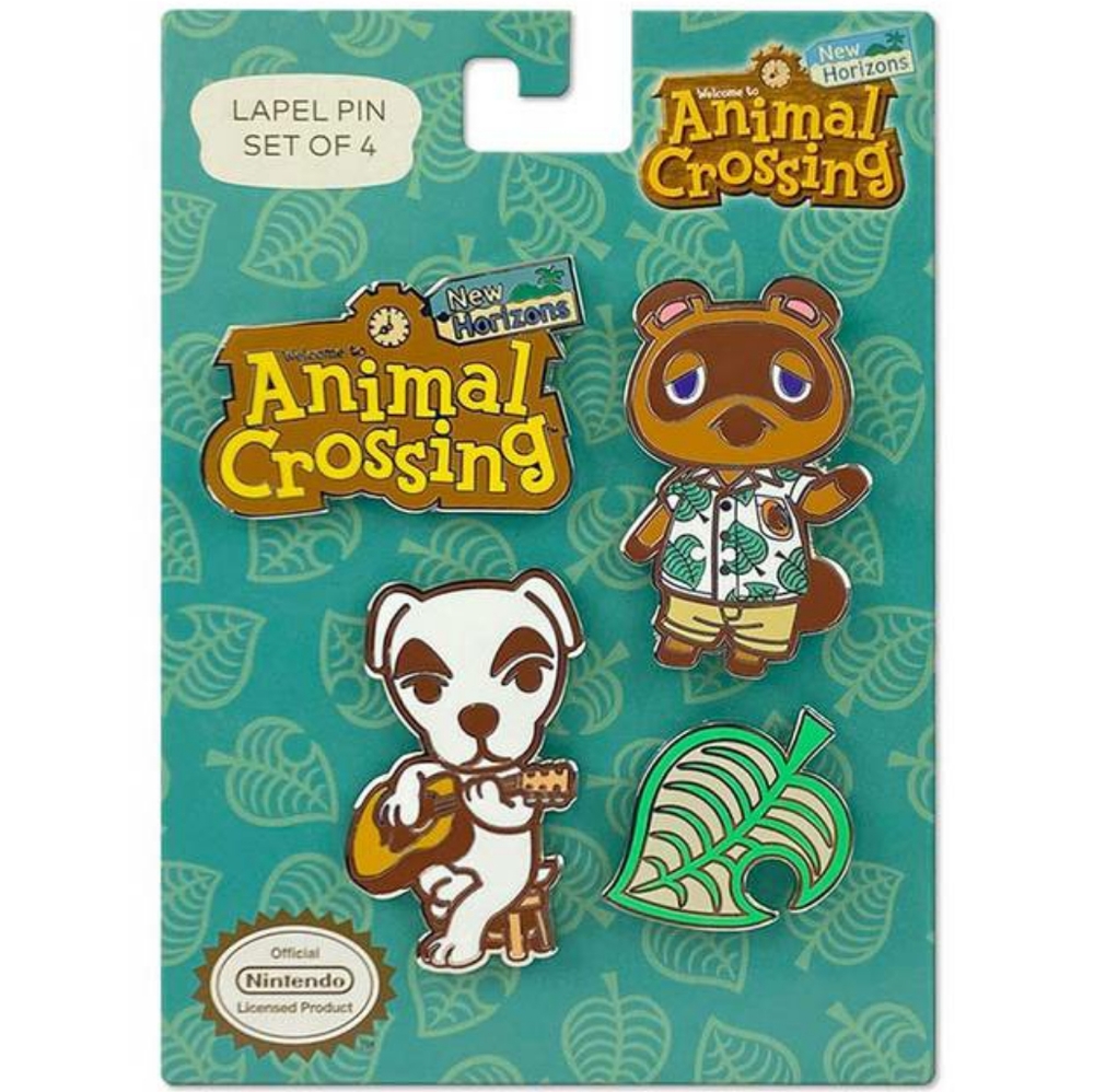 Controller Gear Animal Crossing Lapel Pin Set (New Horizons)